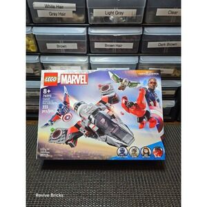 Set - Marvel - 76292 - Captain America vs. Red Hulk Battle